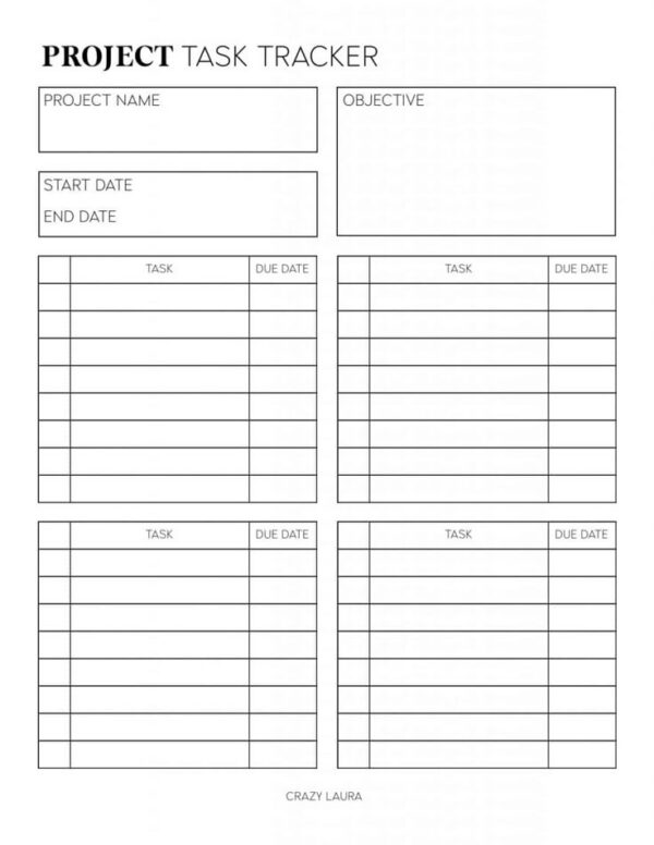 Project Planning Worksheet